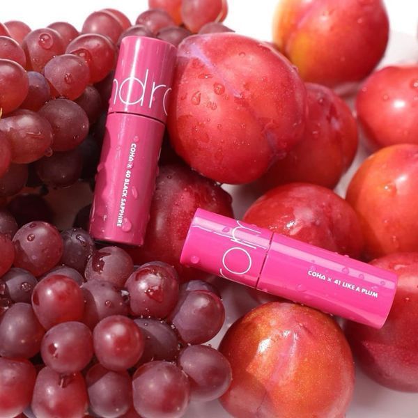 Глянцевый мини-тинт Rom&nd Juicy Lasting Tint #40 Black Sapphire 140 фото
