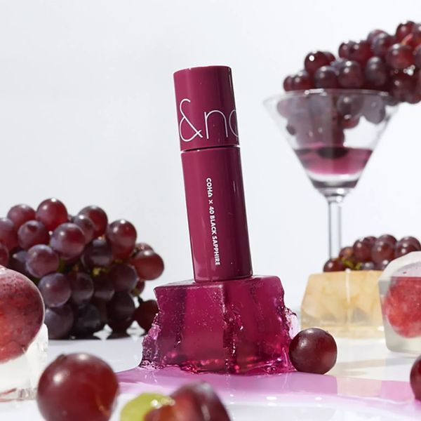 Глянцевый мини-тинт Rom&nd Juicy Lasting Tint #40 Black Sapphire 140 фото