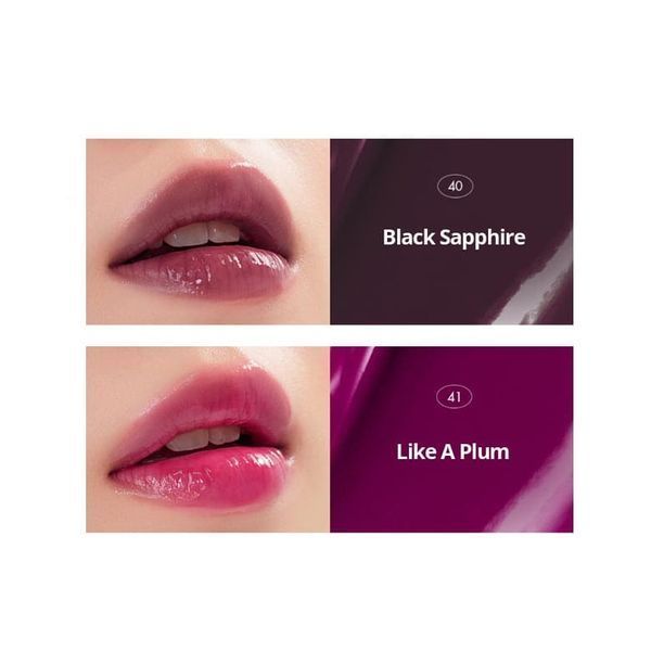 Глянцевый мини-тинт Rom&nd Juicy Lasting Tint #40 Black Sapphire 140 фото