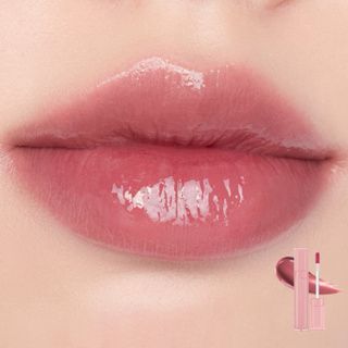Глянцевий тінт у ліловому відтінку Rom&nd Dewyful Water Tint #13 Custard Mauve 313 фото
