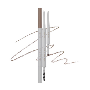 Олівець для брів 3в1 у попелясто-бежевому відтінку Rom&nd Han All Sharp Brow C3 Modern Beige 1903 фото