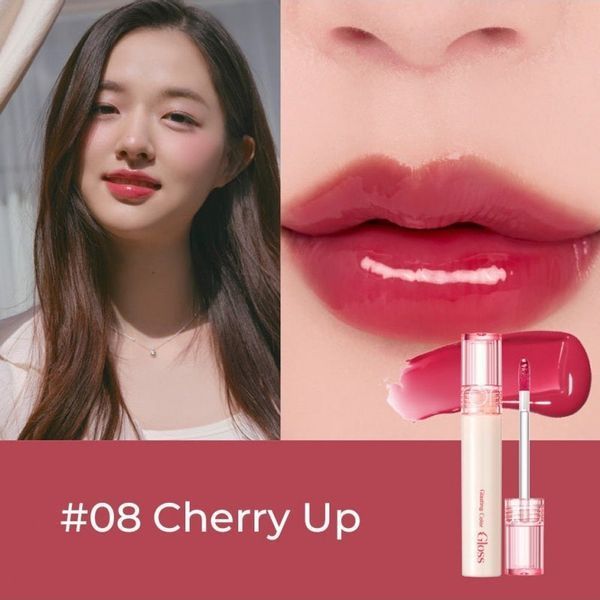 Блиск для губ Rom&nd Glasting Color Gloss #08 Cherry Up 708 фото
