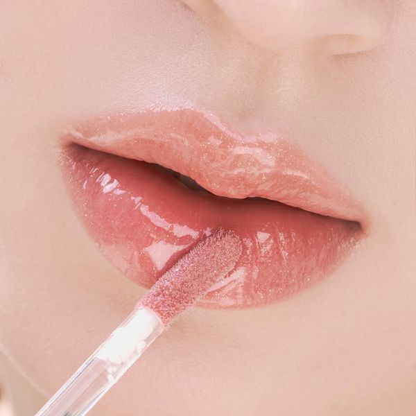 Блиск для губ Rom&nd Glasting Color Gloss #09 Peach Sparkle 709 фото