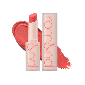 Помада в теплому нюдовому відтінку Rom&nd Zero Matte Lipstick #08 Adorable 908 фото